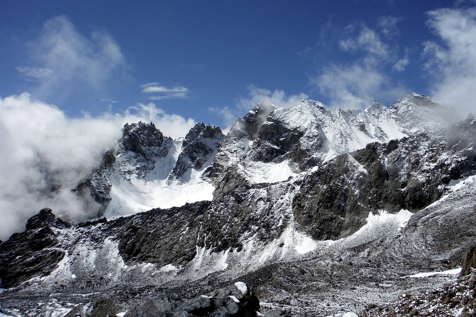 Pamir mountains in Tajikistan.