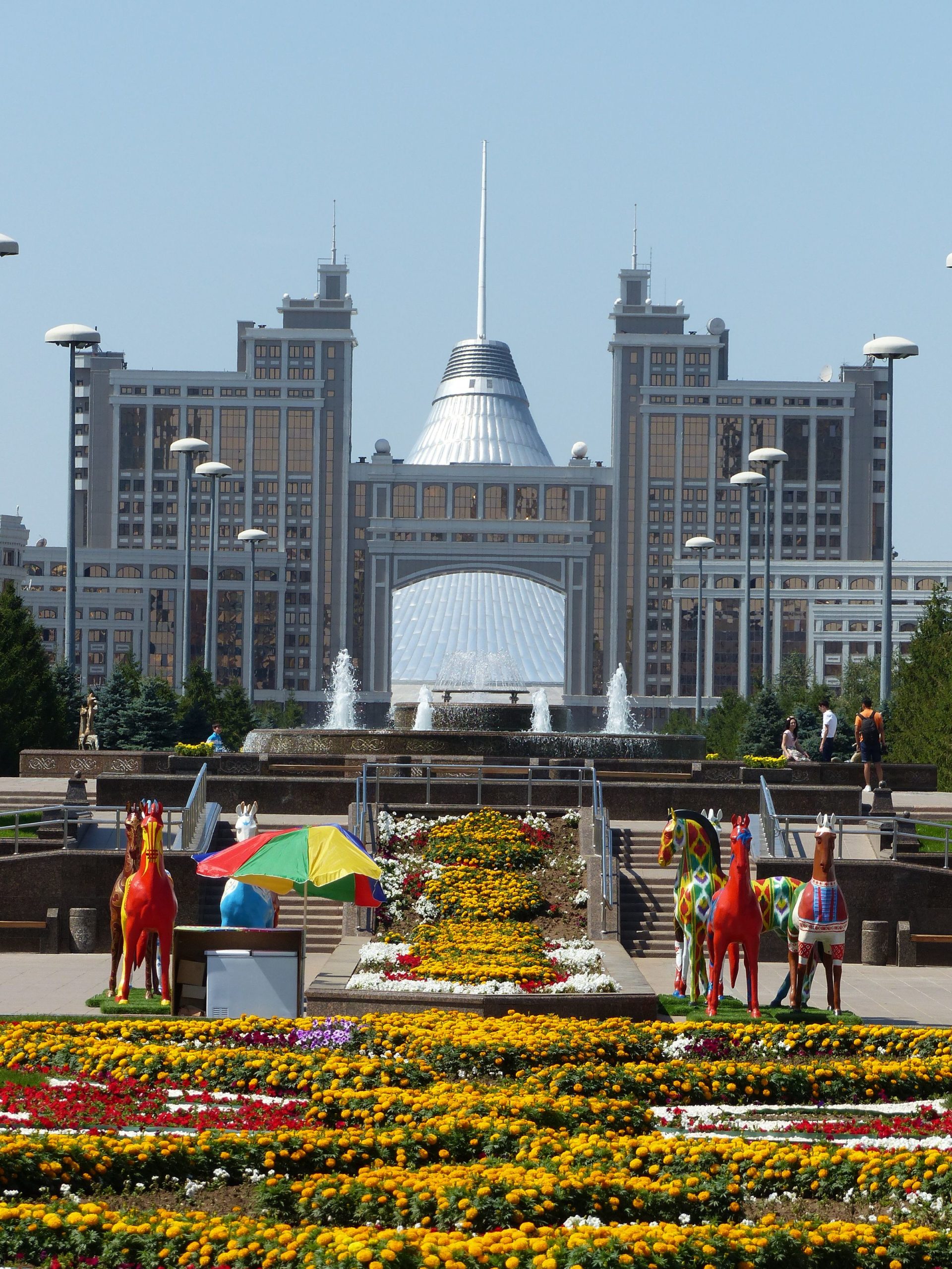 Presidentpalasset i Astana, Kasakhstan.
