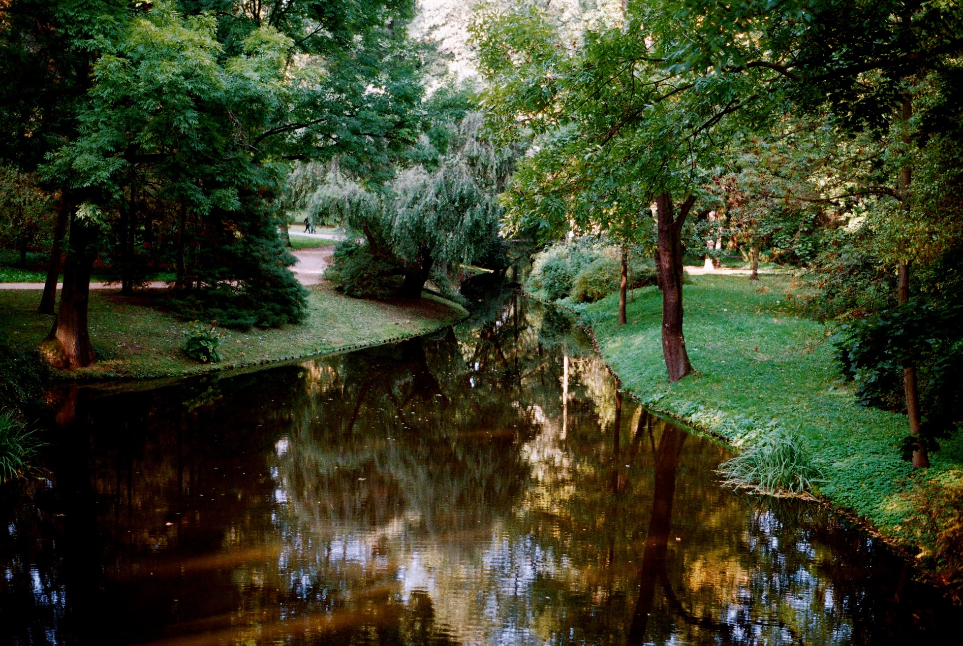 Łazienki Park in Warsaw, Poland.