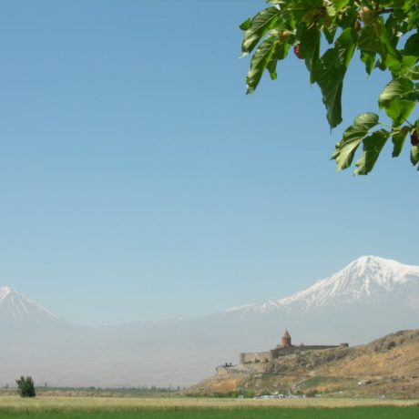 Khor Virap-klosteret i Ararat, Armenia.